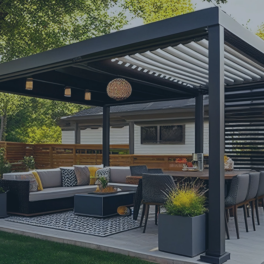 Pergola Bioclimatique et carports à Saint-Éliph en Eure-et-Loir 
