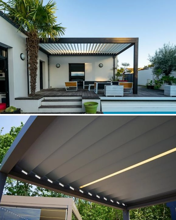 Pergola Bioclimatique et carports à Saint-Éliph en Eure-et-Loir